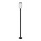 Z-Lite Leland Outdoor Post Mounted Fixture, 1-Light, 9 In.W x 91.75 In.H, Sand Black/Sand Blast 5005PHM-5012P-BK-LED - alternate 5